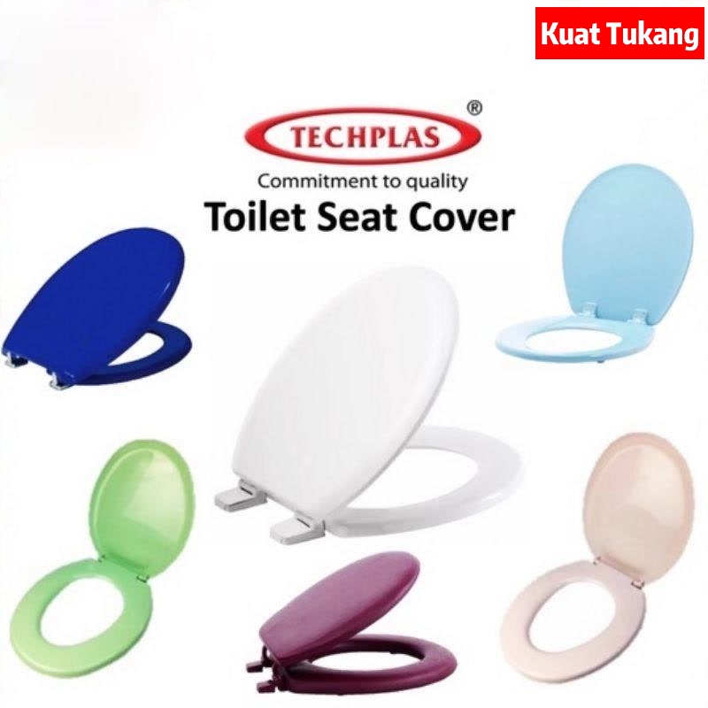 Techplas Toilet Bowl Seat Cover Light/Heavy Duty (All Colors)/Toilet Seat Cover Shopee Singapore