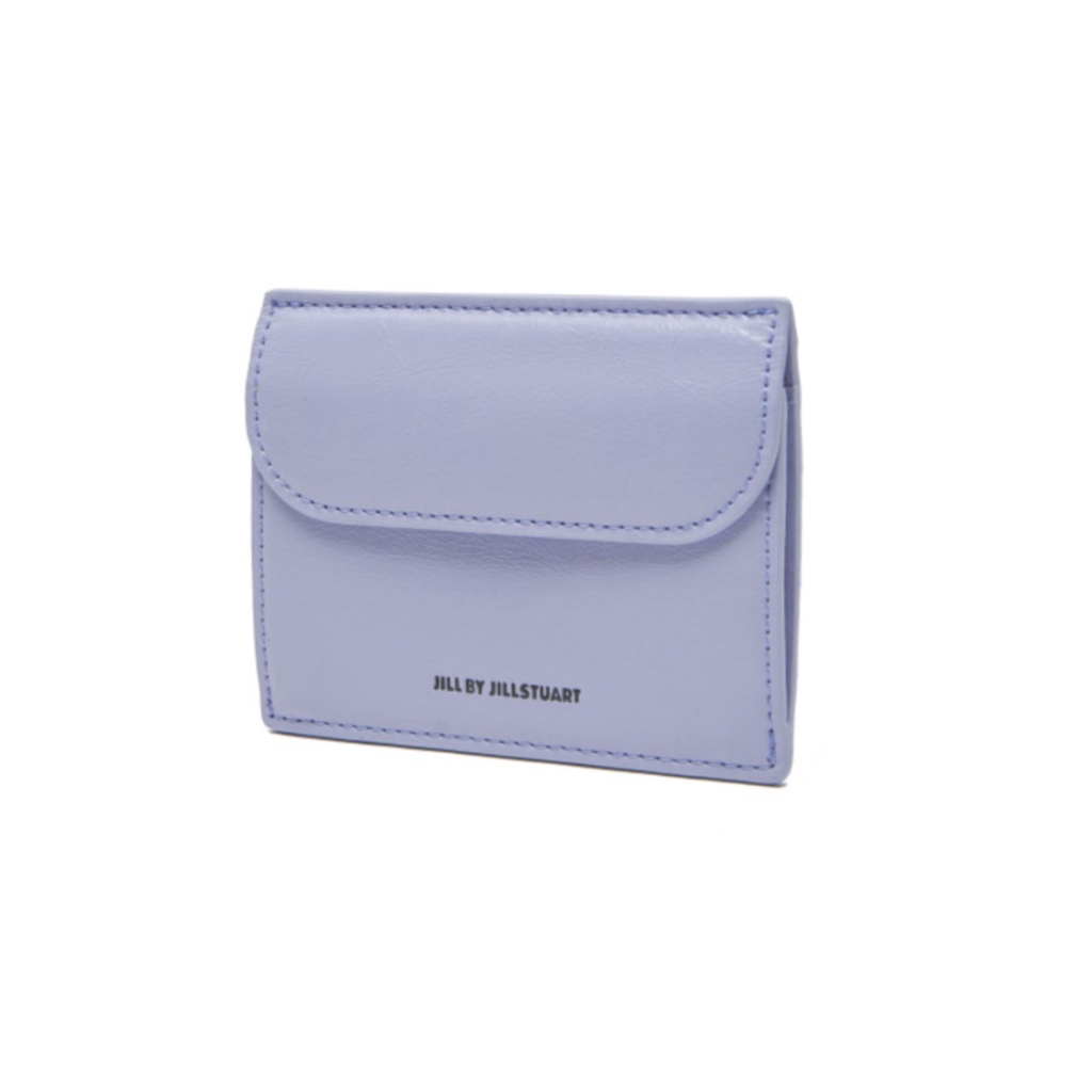 ■JILLSTUART■ Egg Logo Pocket Crack Leather Card Wallet 6 C JILL BY JILLSTUART] Egg Logo Pocket Crack Leather Card Case