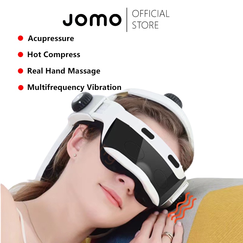 JOMO Smart Head Eye Massager Wireless Electric Massager Hot Compress