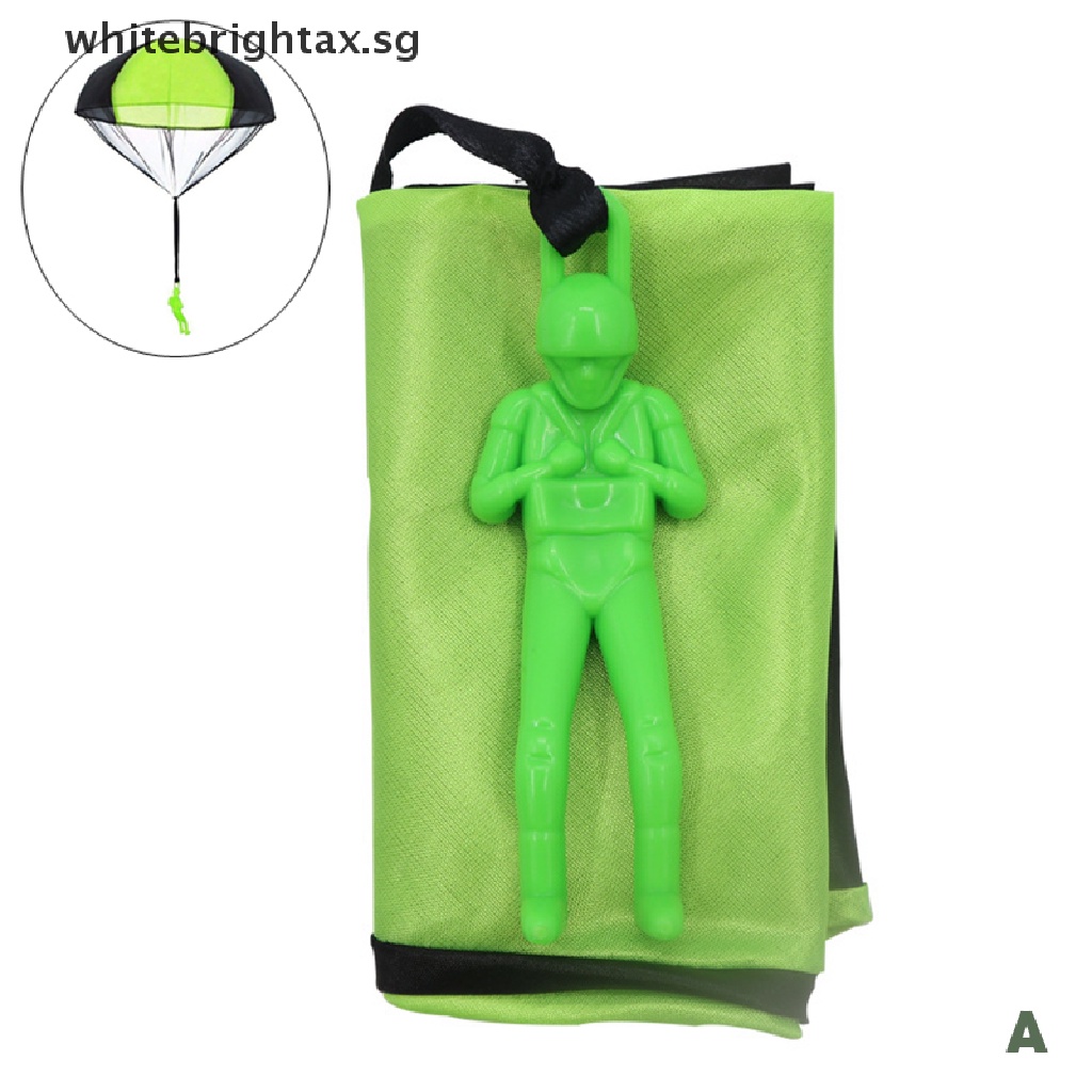// MYSG // Mini Soldier Parachute Toys Military Hand Throwing Toys Camouflage Fly Parachute