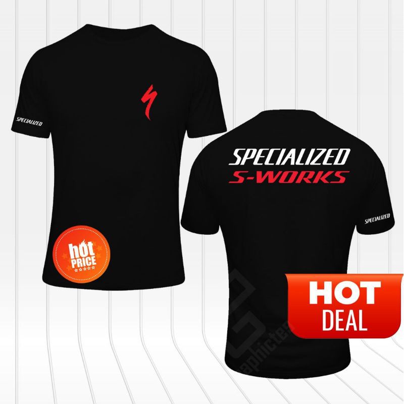 Dri Fit Specialized S Works Bike Bicycle T Shirt Microfiber SS Short Sleeve SWORKS Unisex