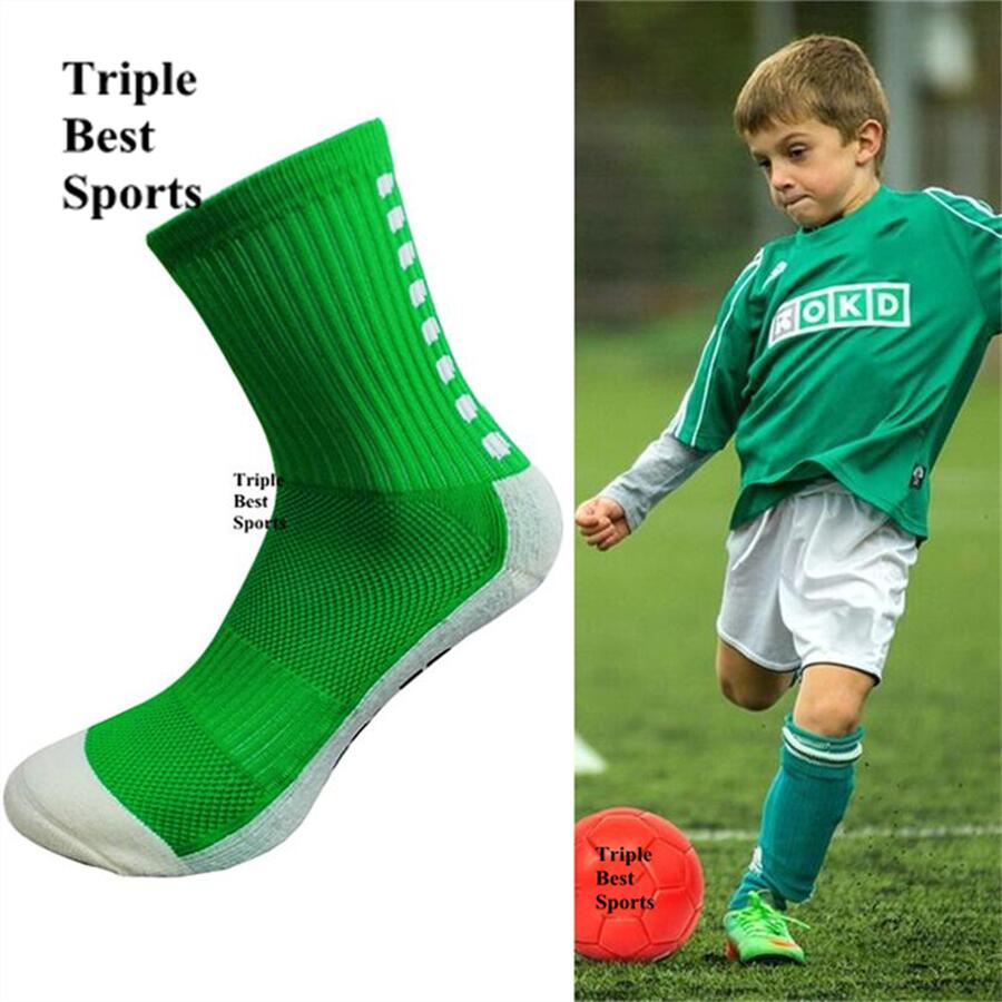 1 Pair Z16 Mens Child Children Baby Kids Teenagers Soccer Football Anti Non Slip Skid Grip Socks Stockings
