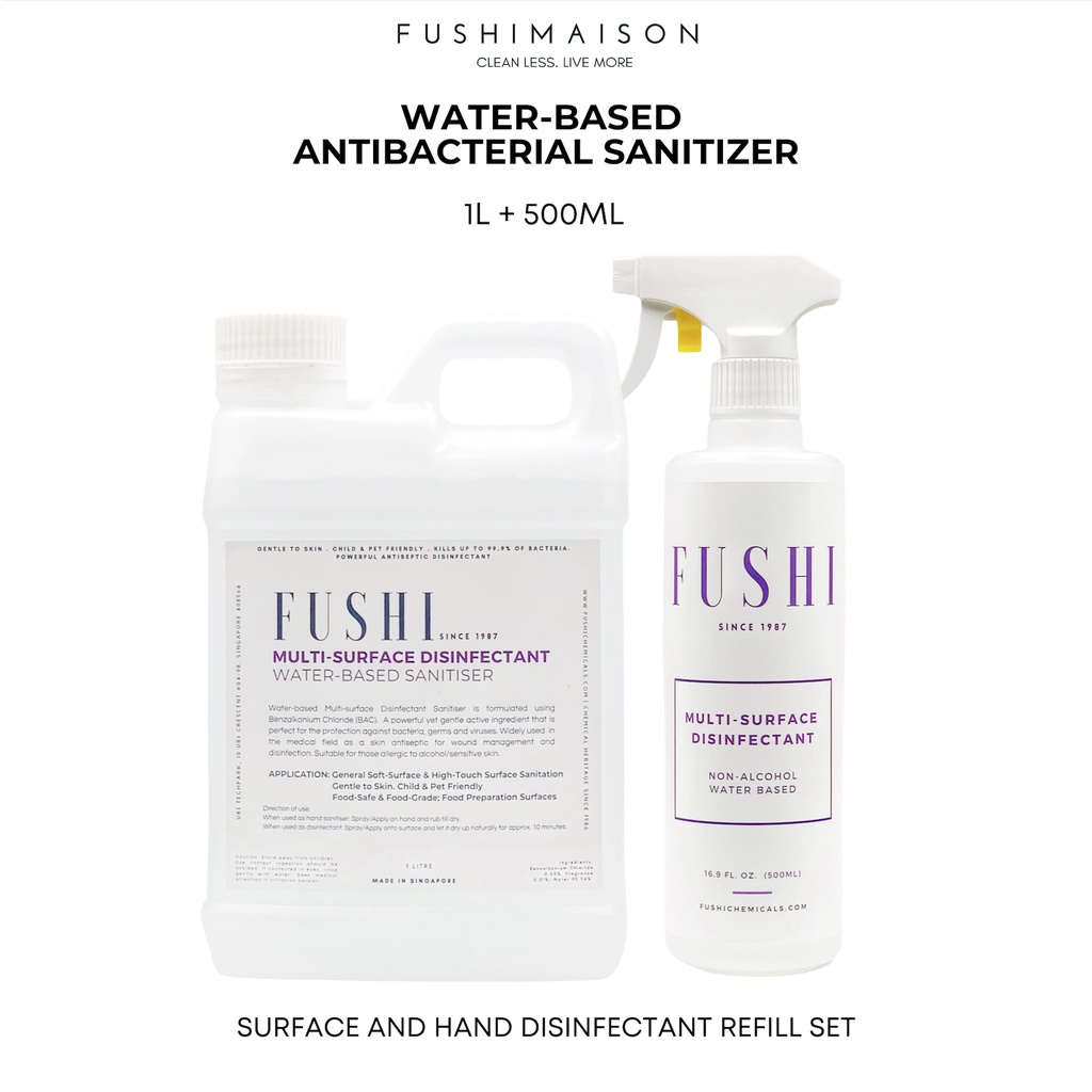 WaterBased Daily MultiSurface Disinfectant ( SAFE FOR CHILDREN & PETS ALCOHOLFREE