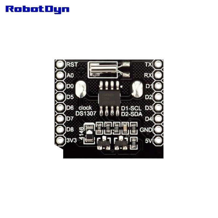 Wemos D1 Mini RTC DS1307 Shield Real Time Clock Module for D1mini ...