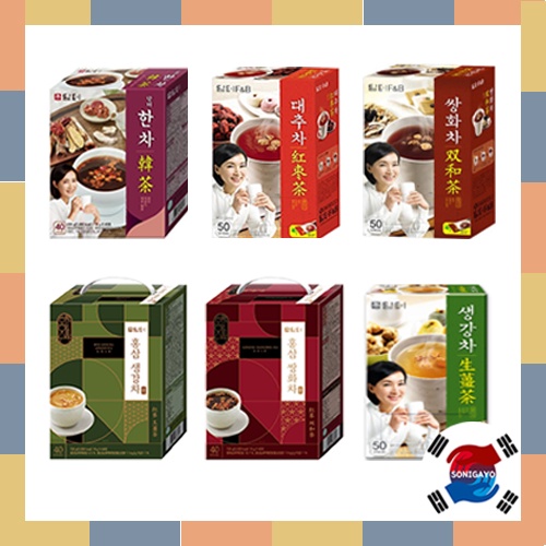 [Damtuh] Korean Health Traditional Tea 15T 50T/ Red Jinseng / Jujube