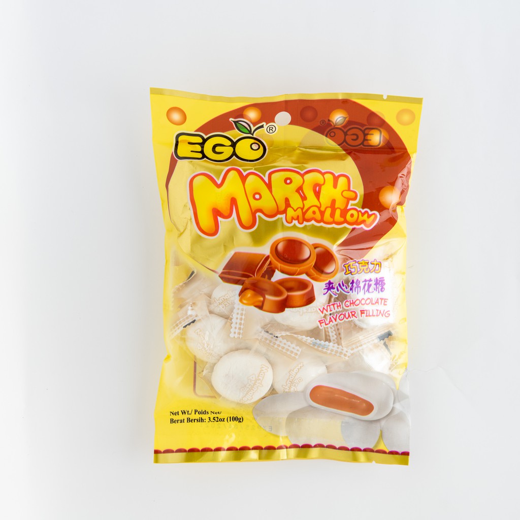 EGO Marshmallow Chocolate Flavour 100g (Halal) Shopee Singapore
