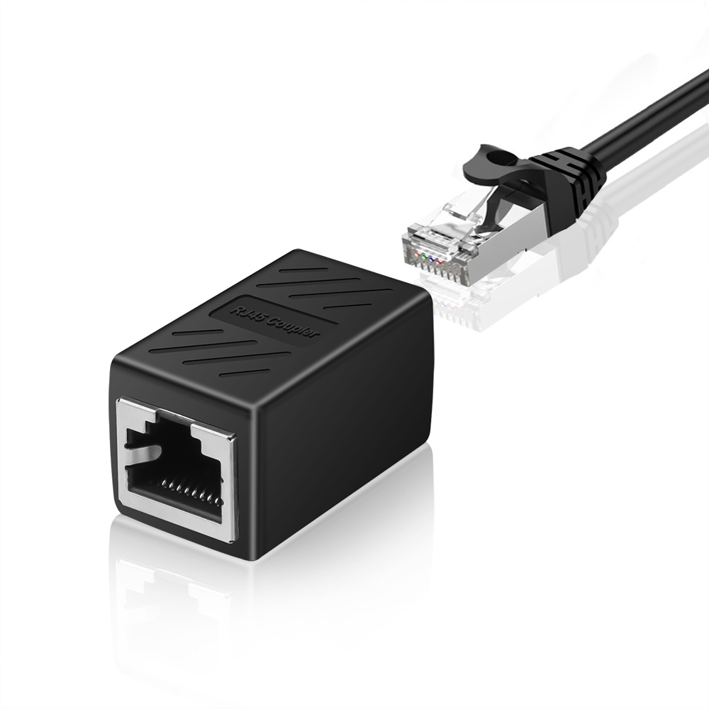 Genuine type 1 to 1 RJ45 network bead connector, lan network connector ...