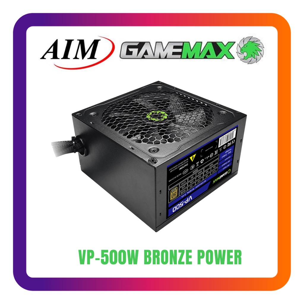 [AIM RESOURCES] Gamemax 500w Power 80+ Bronze (VP-500) | Shopee Singapore