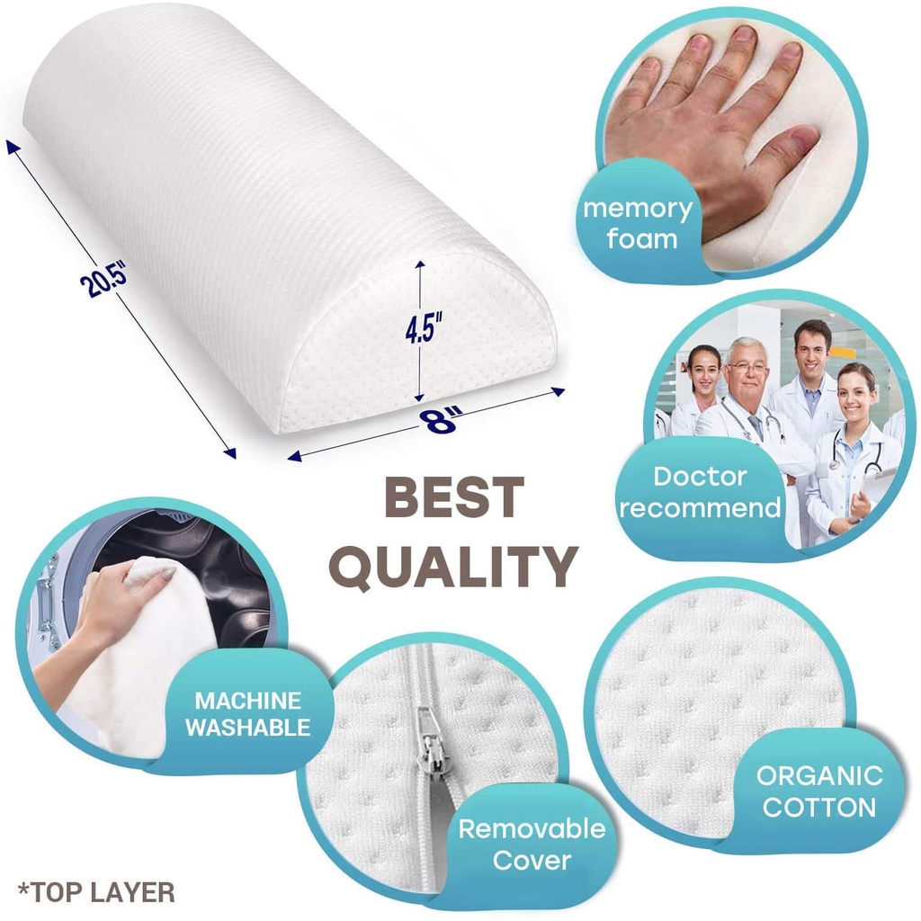 Knee roll pillow best sale