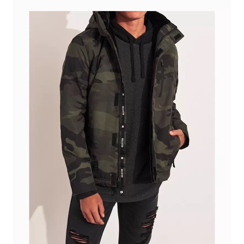 Hollister camouflage outlet jacket