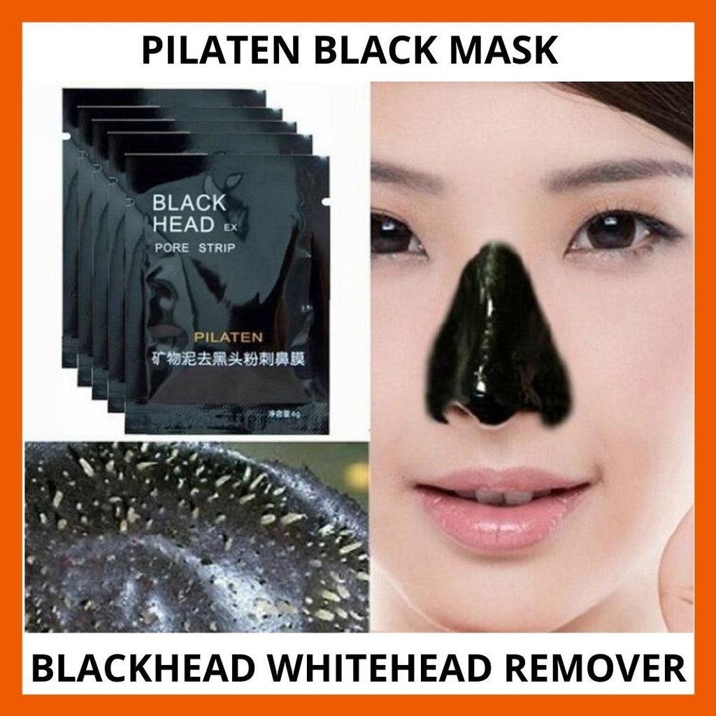 SG SELLER ️PILATEN Black Head EX Pore Strip Blackhead Whitehead Remover ...
