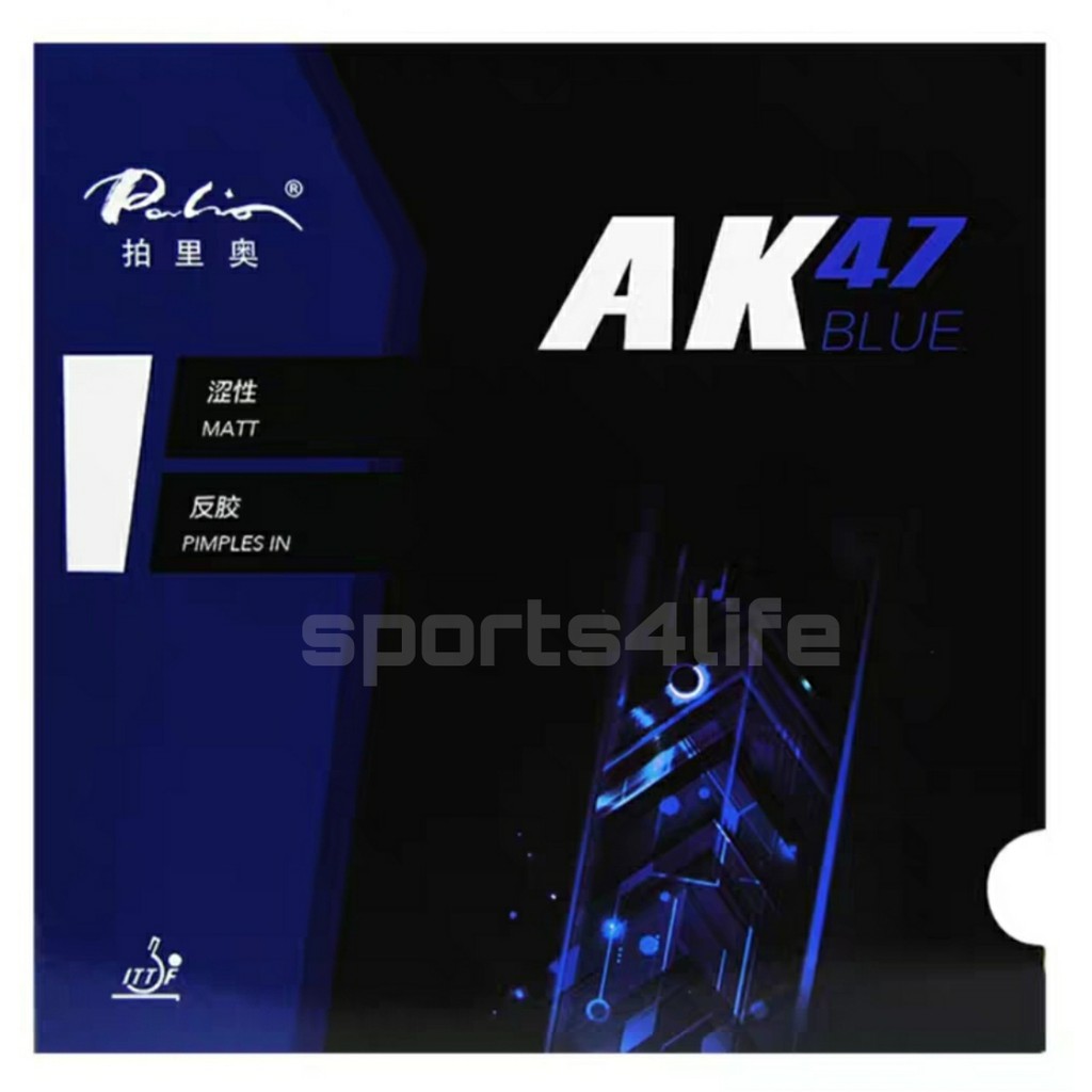 PALIO AK47 BLUE Spin-Elastic Inverted Ping Pong Table Tennis Rubber 2 ...