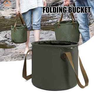 5L/10L/17L Collapsible Foldable Pail Bucket Portable Handle Folding Bucket  Cleaning Camping Picnic