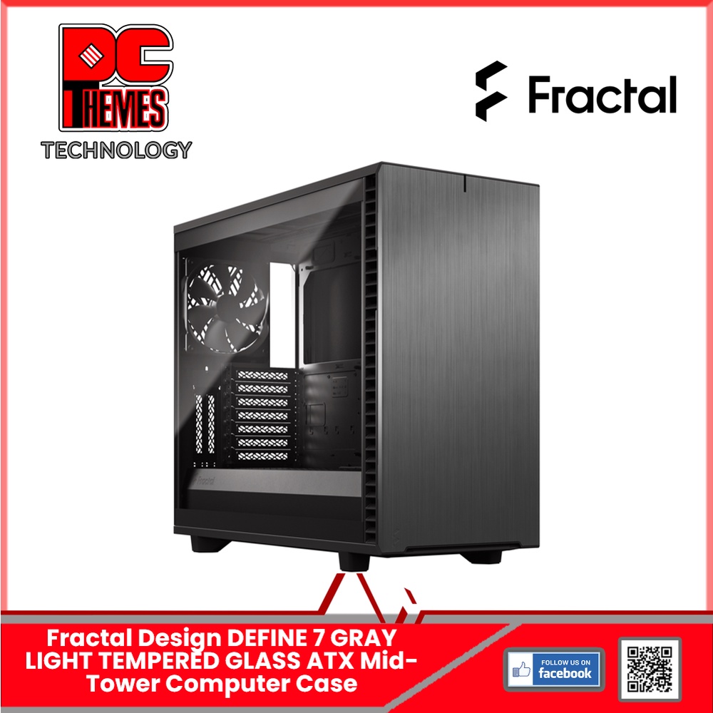 Fractal Design DEFINE 7 TEMPERED GLASS ATX Mid-Tower Computer Case ...