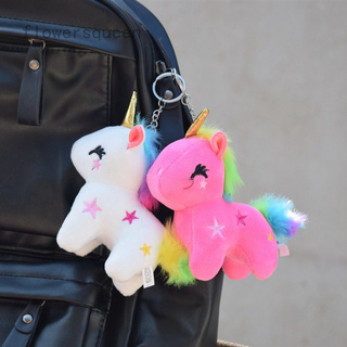 Unicorn Animal Keychain Accessories Bulk Key Chain Gifts for Women Car Bag  Horse Pendant Student Accessories Key Ring Jewelry