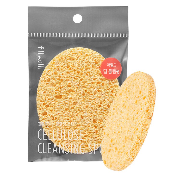 [Fillimilli] Cellulose Cleansing Sponge (1ea) | Shopee Singapore
