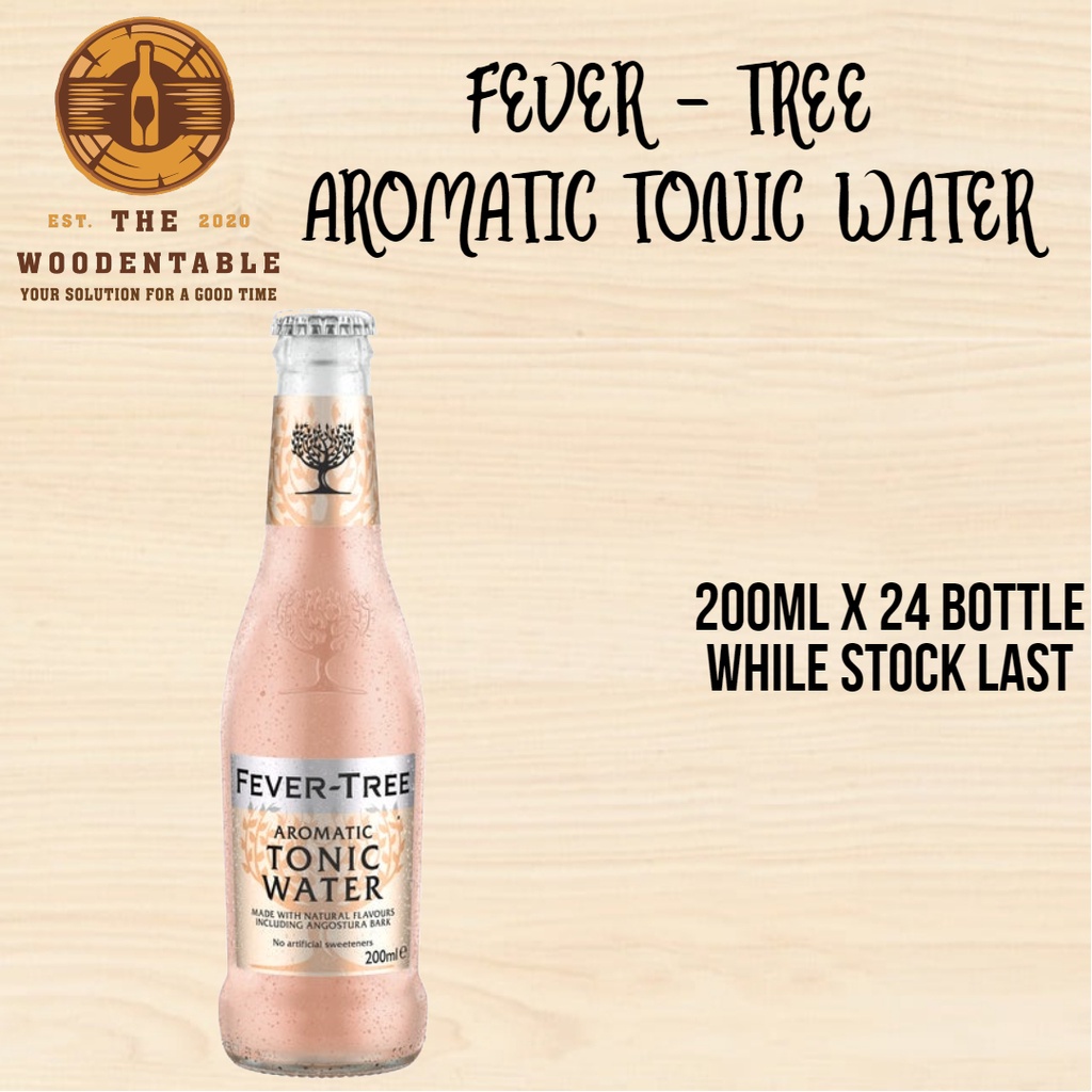 Fever-Tree Aromatic Tonic Water Bottle Case 24 x 200ml | Shopee Singapore
