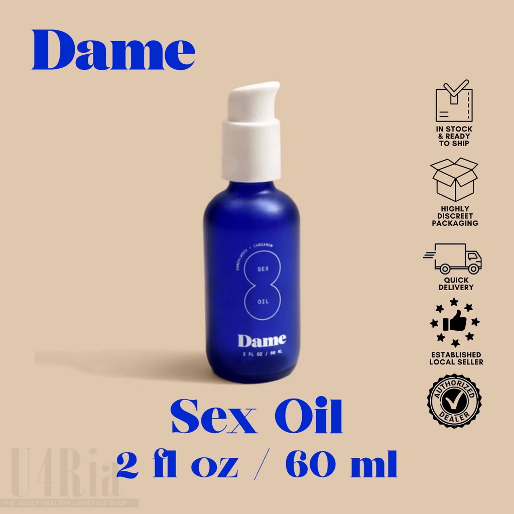 Dame Intimate Massage Oil 60 Ml 2 Fl Oz Shopee Singapore
