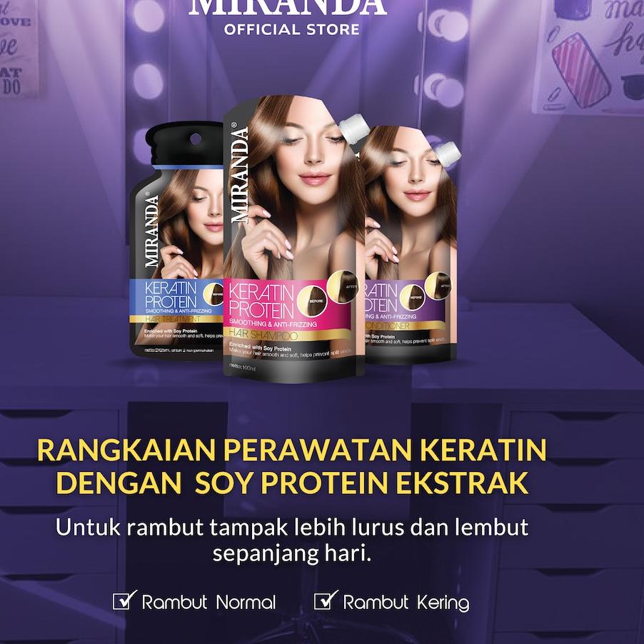 New! Miranda Keratin Protein Hair Conditioner 100ml Hair Conditioner