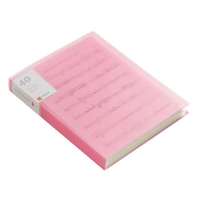 A4 File Folder Clear Insert Book Transparent Inner Page Plastic Folder ...