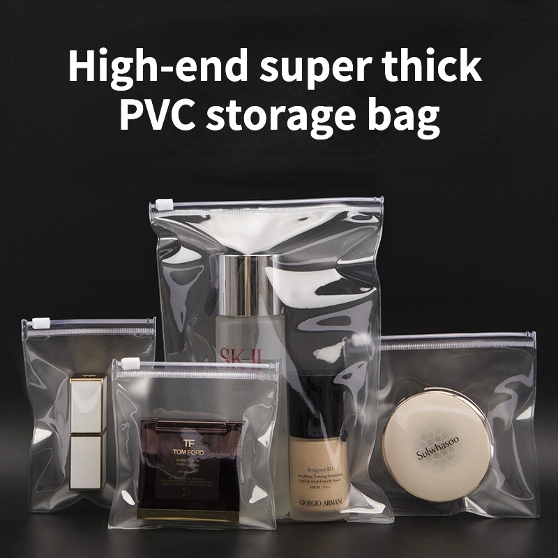 PVC One Side Transparent Frosted Ziplock Bag Storage Bag Shopee Singapore