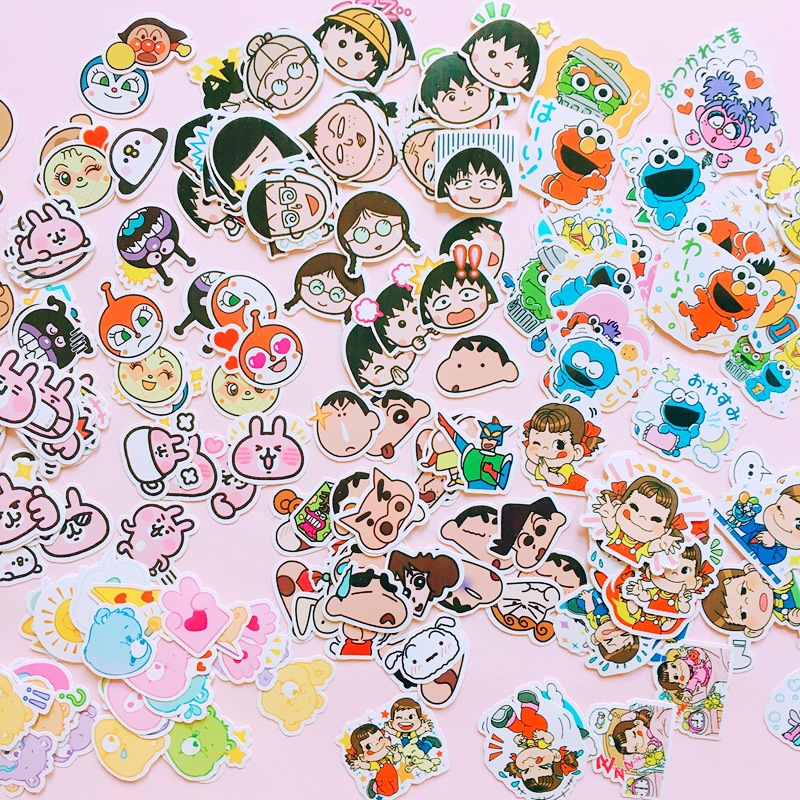 34pcs Snoopy Paper Stickers Decor Scrapbooks Label Sesame Street ...