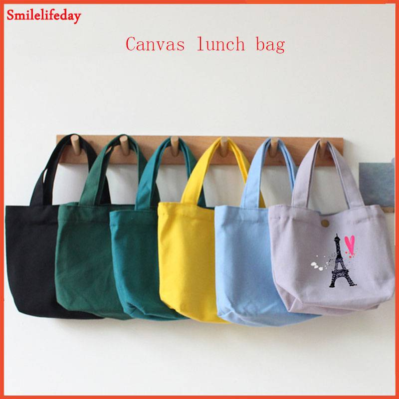 Small canvas lunch bag online