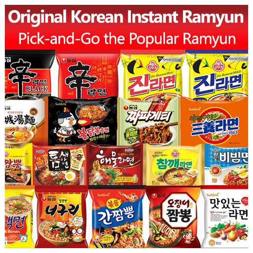 SAMYANG Original Korea Instant Noodles Collection Ramen Ramyun Korean ...