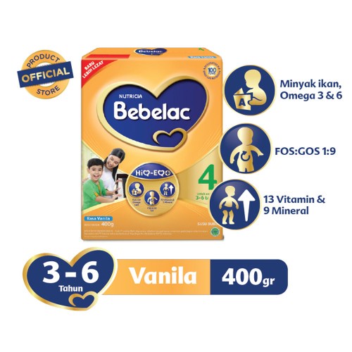 Bebelac 4 Vanila 400Gr