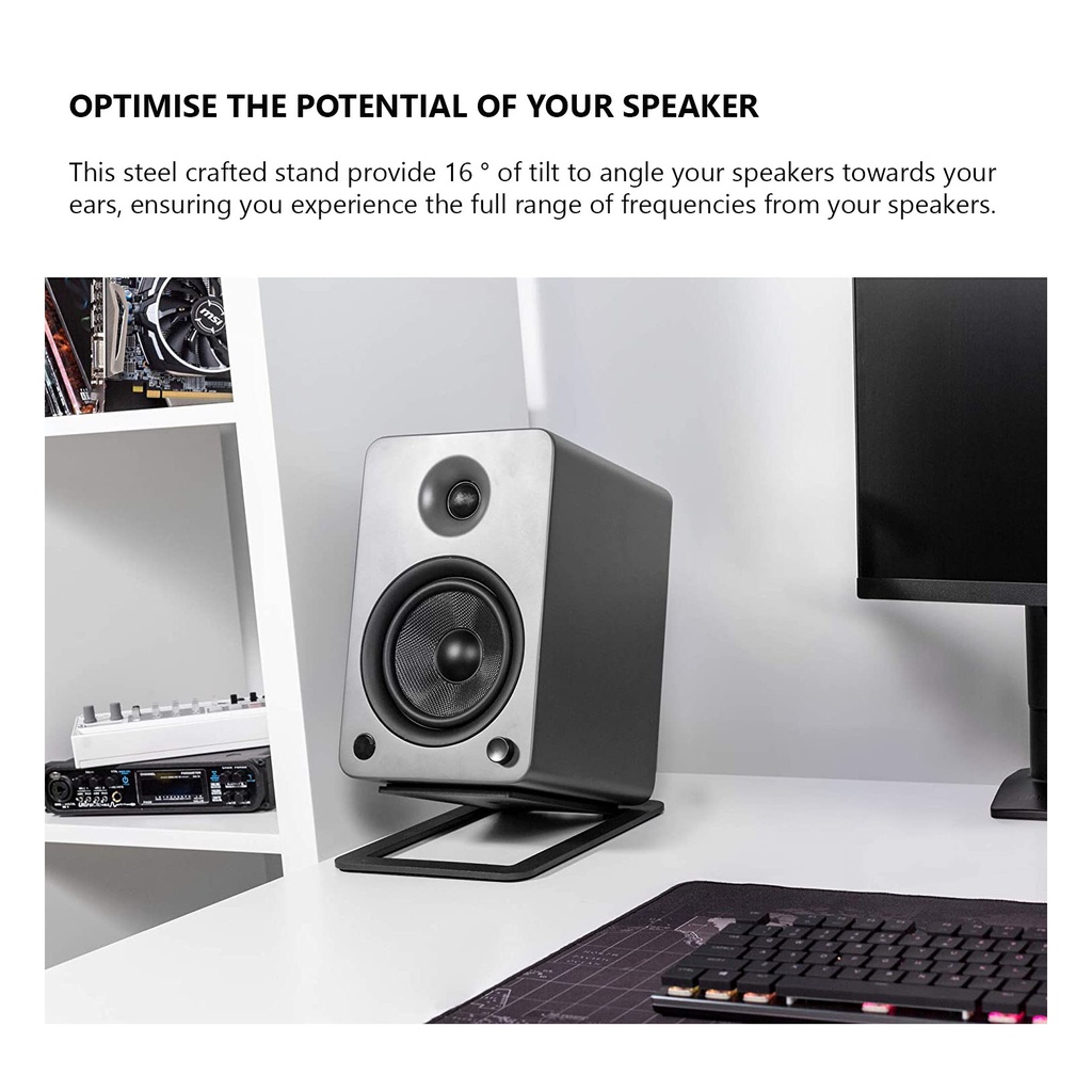 Steel Desktop Speaker Stands for Computer Speaker Studio Monitor Speaker Stand Table Speaker