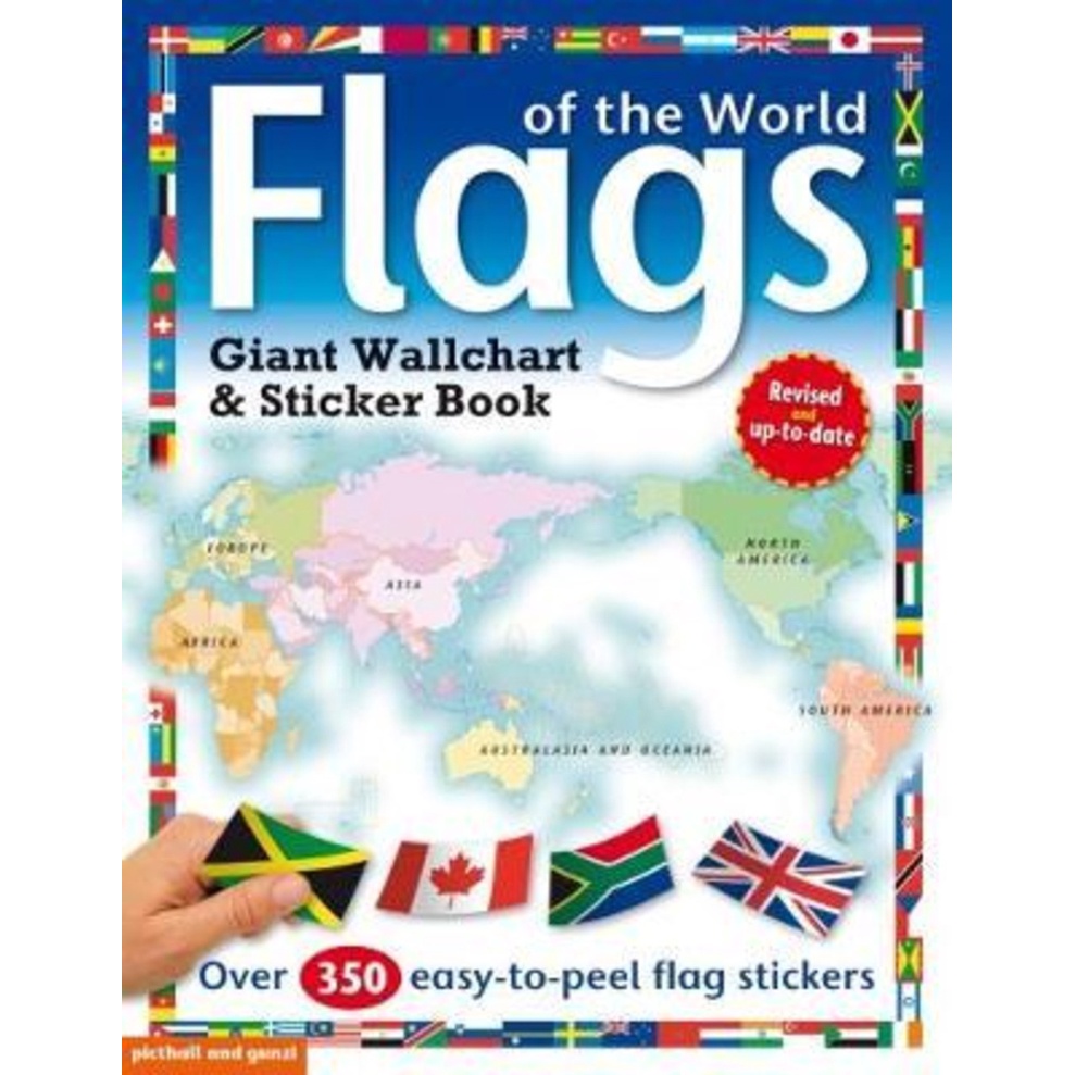 Flags of the World : World Map Wallchart Poster and Sticker Book by ...