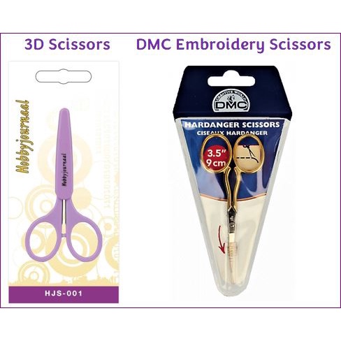 [SG] Scissors for 3D Detailed Cutting, DMC Hardanger Embroidery ...