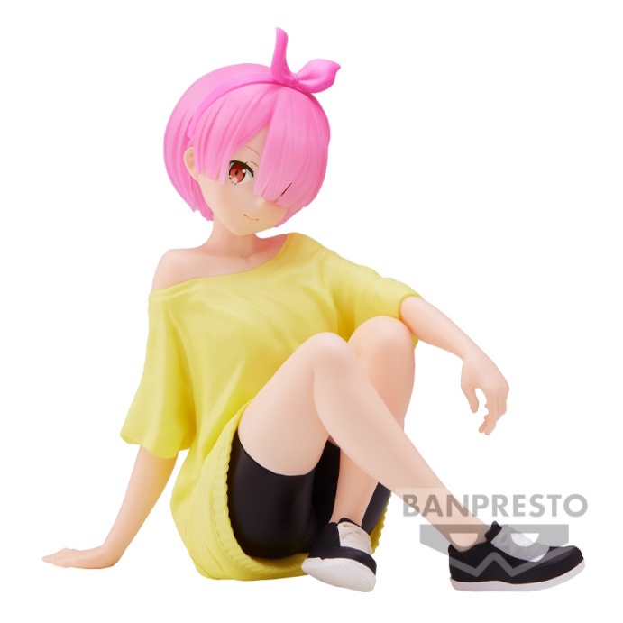 Re Zero Starting Life in Another World Relax time Ram Figure BANDAI