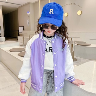 Girl hot sale baseball jacket