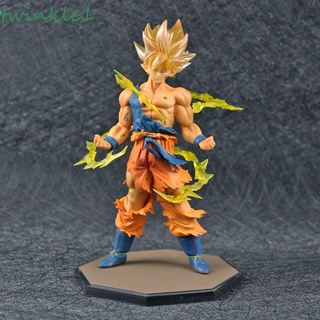 Dragon Ball Resurrection blue hair Son Goku SHF Anime Figure Model Toys  Gift 6