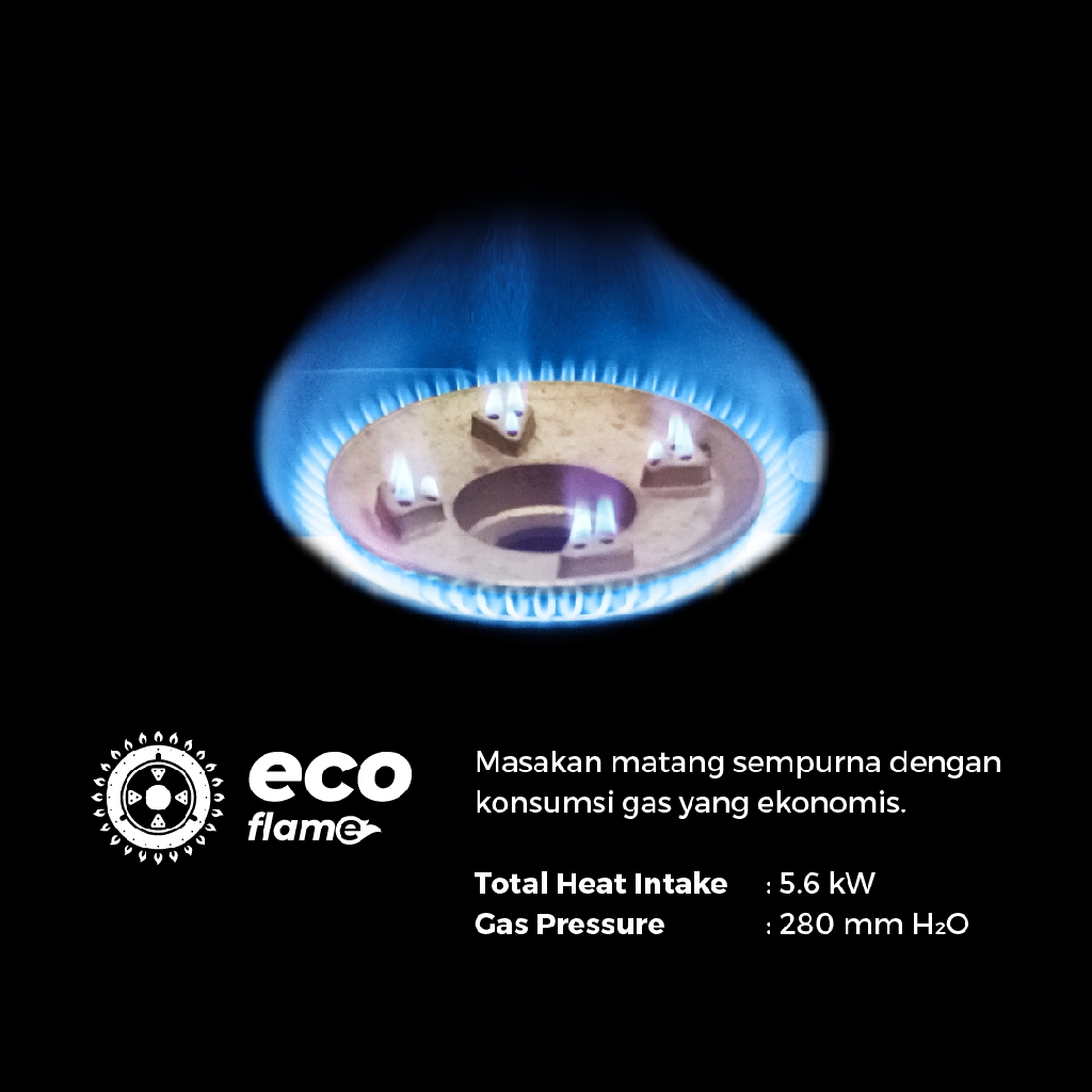 Maspion Kompor Gas 2 Tungku MKG 709 C - Gambar 3