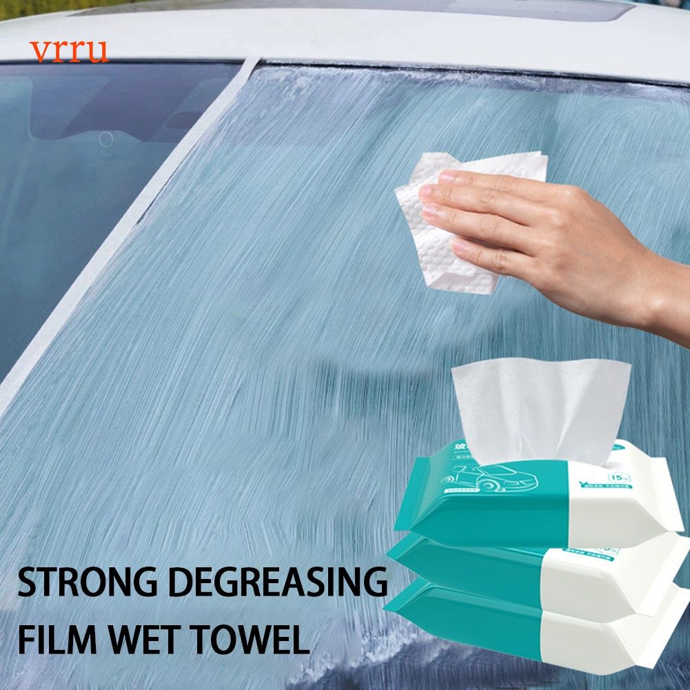 Automobile glass degreasing film wipes, oil film remover, oil film net windshield decontamination and disposable wipes 【vrru】