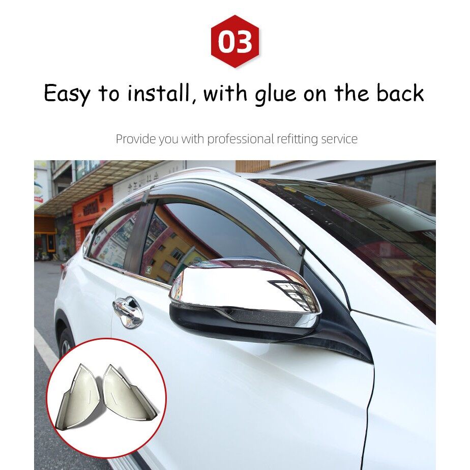 ZERUI Honda HR-V / HRV / VEZEL (1st Gen) Side Mirror Carbon Fiber Cover ...