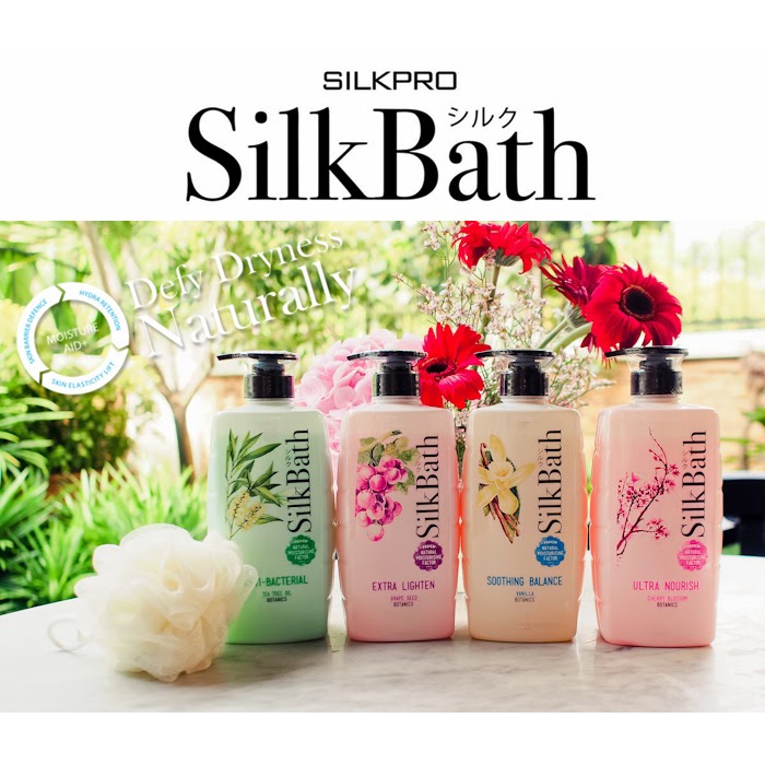 SilkPro Silk Bath Botanics Body Wash 750ml | Shopee Singapore