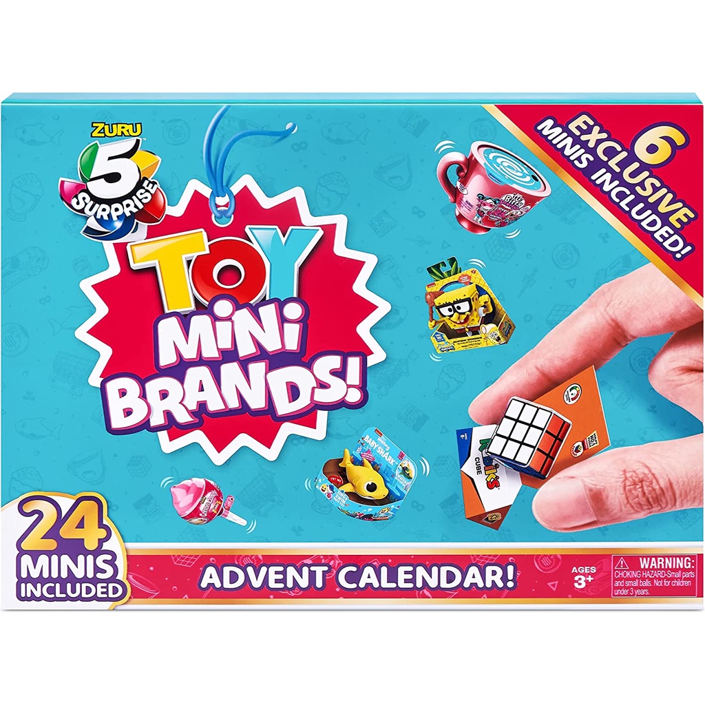 ZURU 5 Surprise Toy Mini Brands Limited Edition Advent Calendar with 24