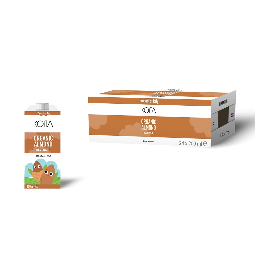 Koita Organic Almond Beverage 24 X200ML | Shopee Singapore