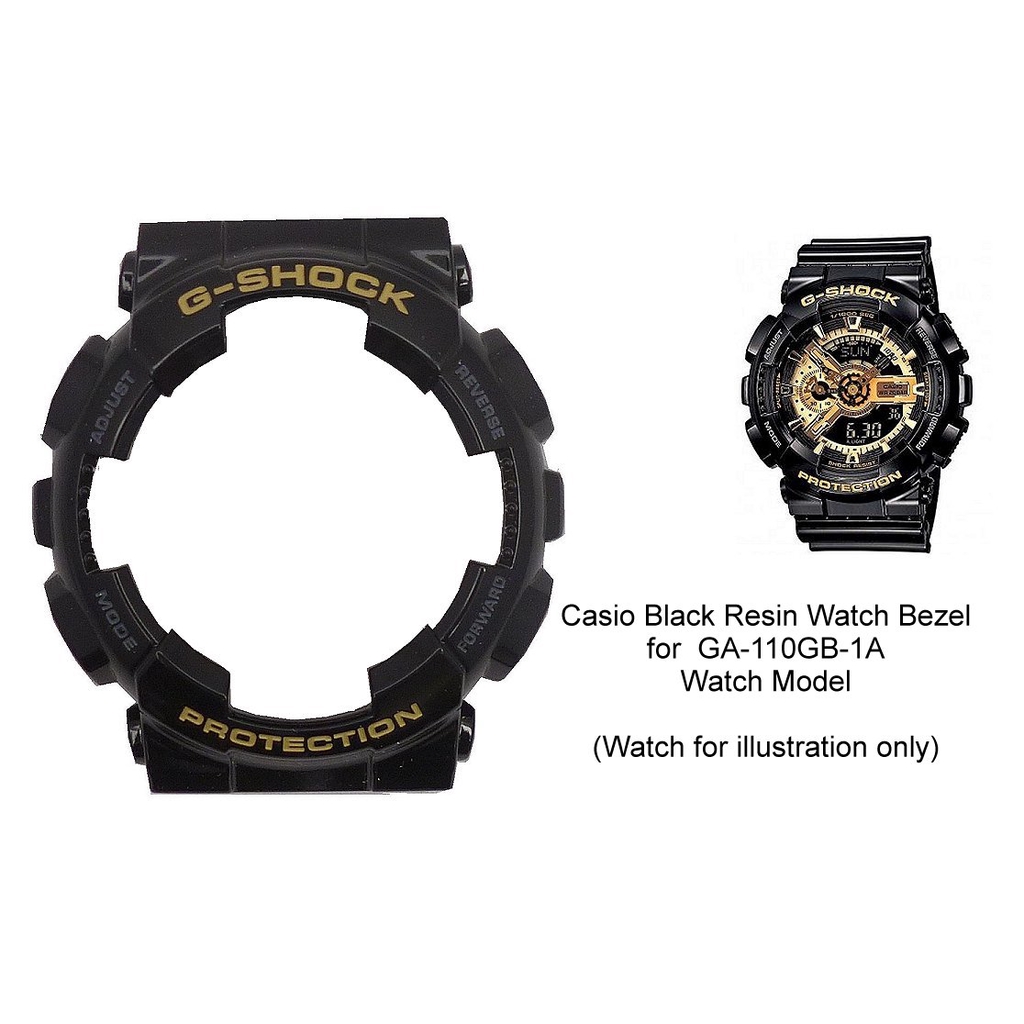 Original Casio G-shock Replacement Bezel For GA-110GB-1A BEZEL Black ...