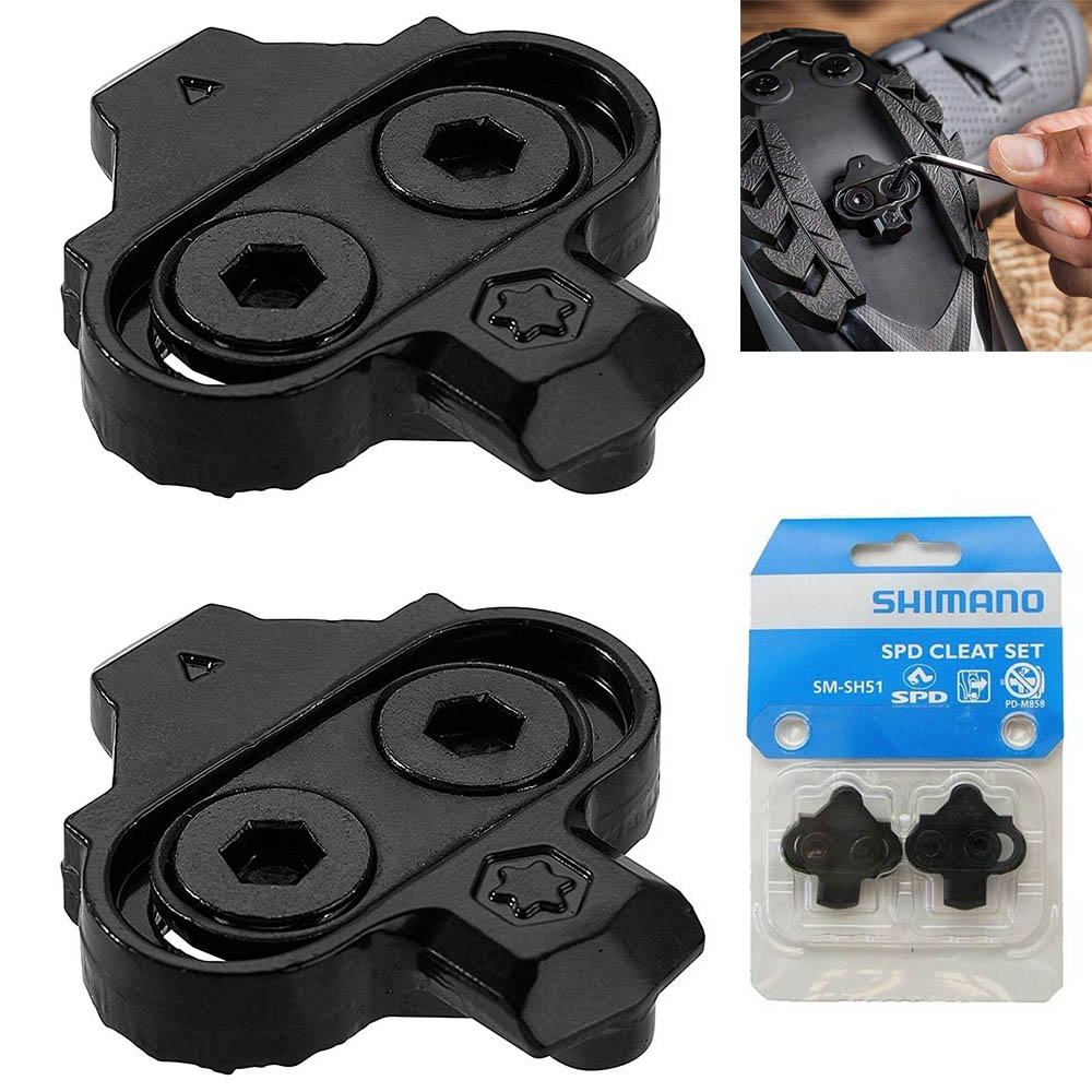 Shimano SPD SM SH51 Pedals Cleat Set for MTB Mountain Bike Bicycle Cycling Shoes Shopee Singapore