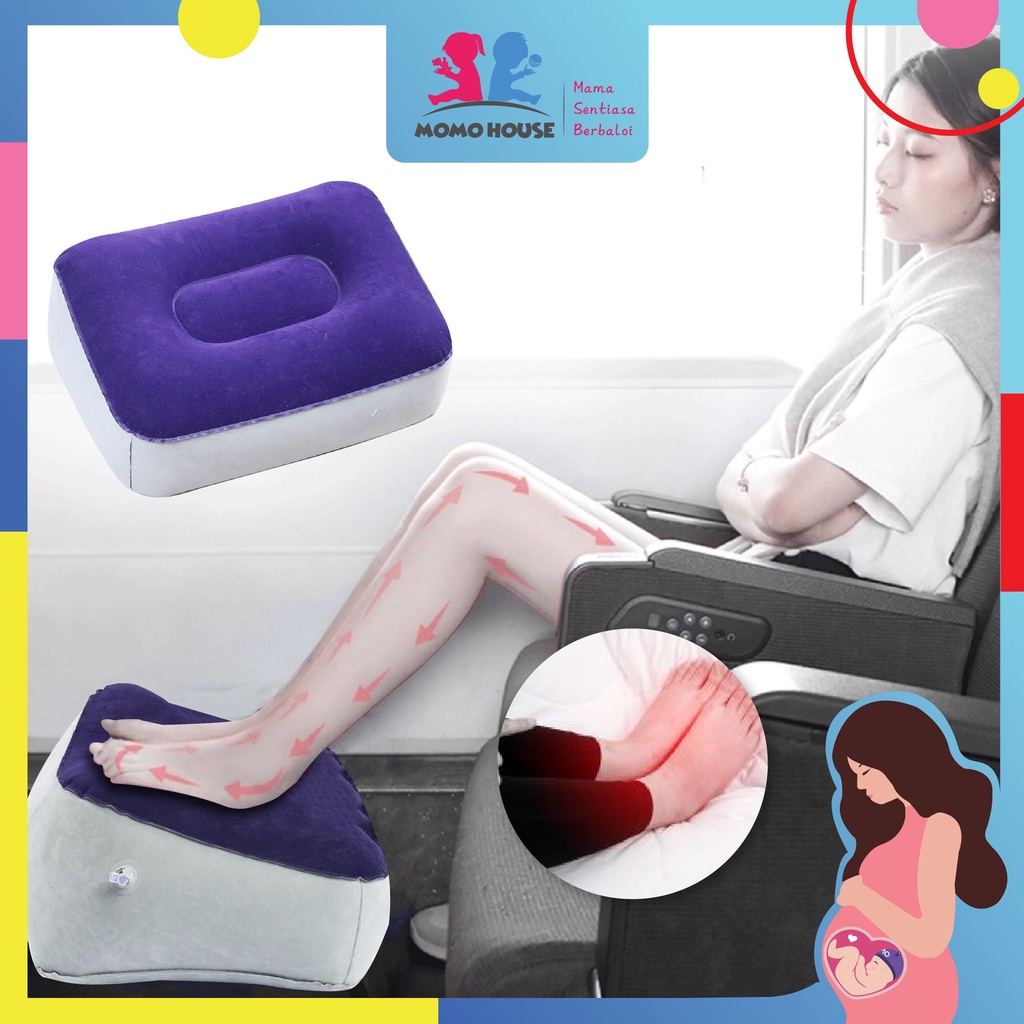 Portable Inflatable Footrest Pillow Office Rest Cushion Travel Sleeping Pillow Kusyen Angin Alas Kaki Shopee Singapore