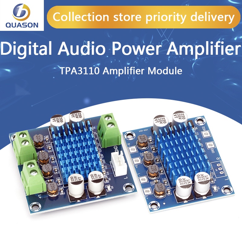 TPA3110 XH-A232 30W+30W 2.0 Channel Digital Stereo Audio Power ...