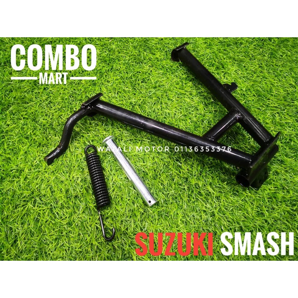 SUZUKI SMASH MAIN STAND SET WITH MAIN STAND SPRING AND SHAFT DOUBLE ...