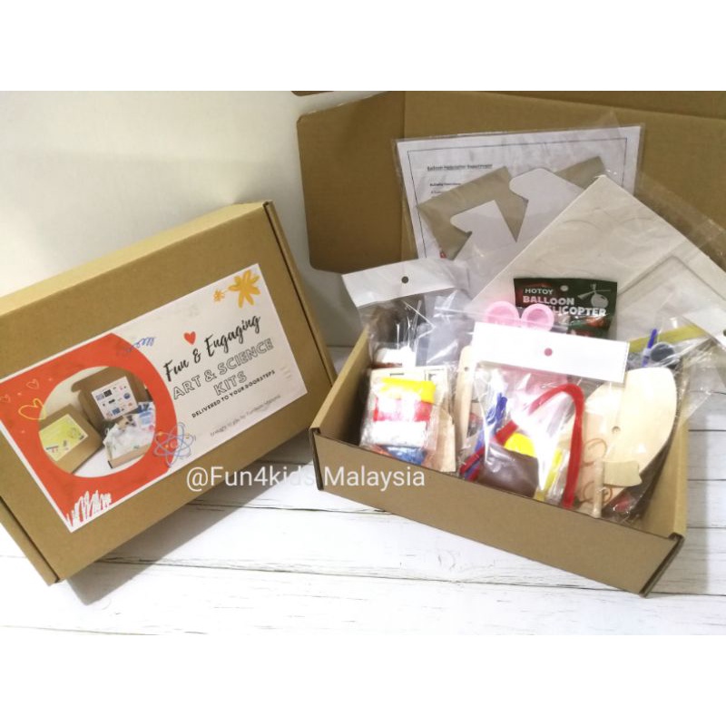 DIY 8-in-1 Art and Science Home Activities Box with Step-by-step Instructions for Age 7-12 ...