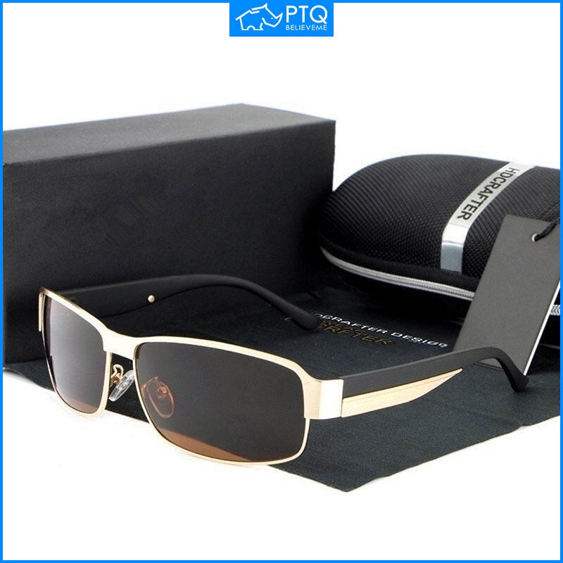 PTQ Polarized Sunglasses Day and Night Sunglasses Men's Colorchanging