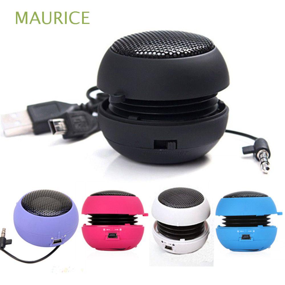 MAURICE Laptop Hamburger Speaker Music Player Sound Box Amplifier