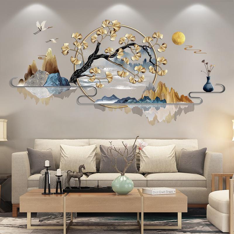 Chinese style 3D three-dimensional mural living room bedroom background wall decoration pvc wallpaper self-adhesive